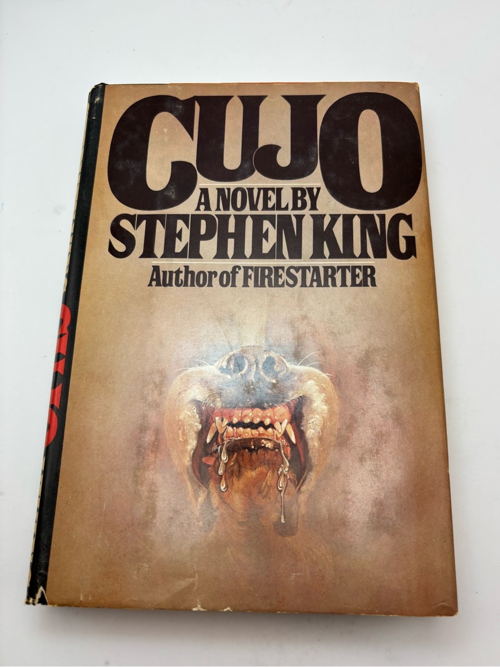 Stephen King Cujo 1981 Hardcover Book Club Edition Vintage Horror Novel